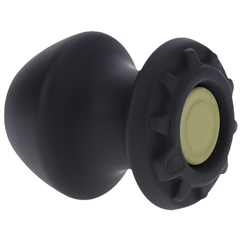 Fort Troff - Kum Keeper - Small - Black Small Hollow Butt Plug with Removeable Stopper