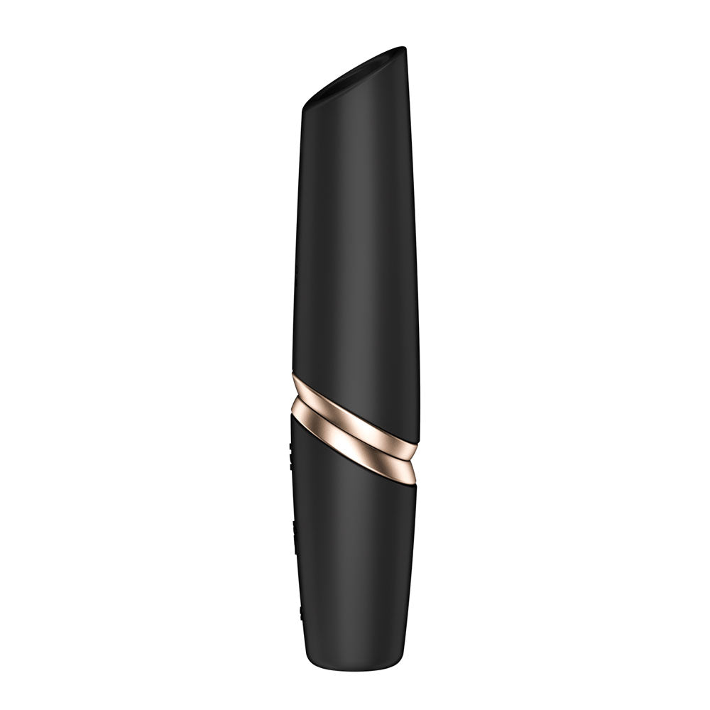 Satisfyer Perfect Kiss - Black USB Rechargeable Air Pulse Stimulator