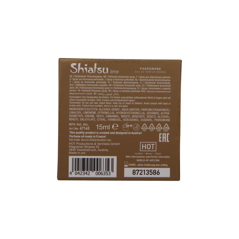 Shiatsu Pheromone Eau De Parfum Women - Lime