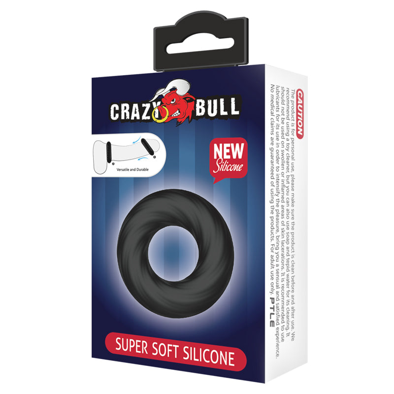 CRAZY BULL Cock Ring - Black Cock Ring