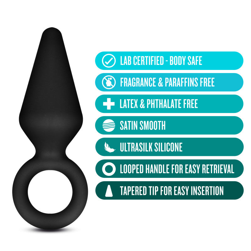Anal Adventures Platinum Loop Plug - Small