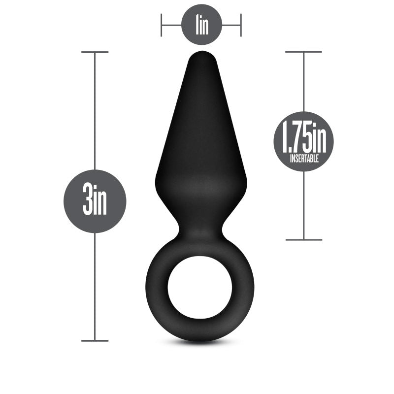 Anal Adventures Platinum Loop Plug - Small