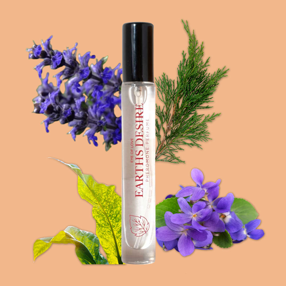 Eye Of Love Love In Bloom Earths Desire Pheromone Cologne - 10ml - Cypress & Bergamot Scented Pheromone Cologne for Men to attract Women - 10 ml Spray