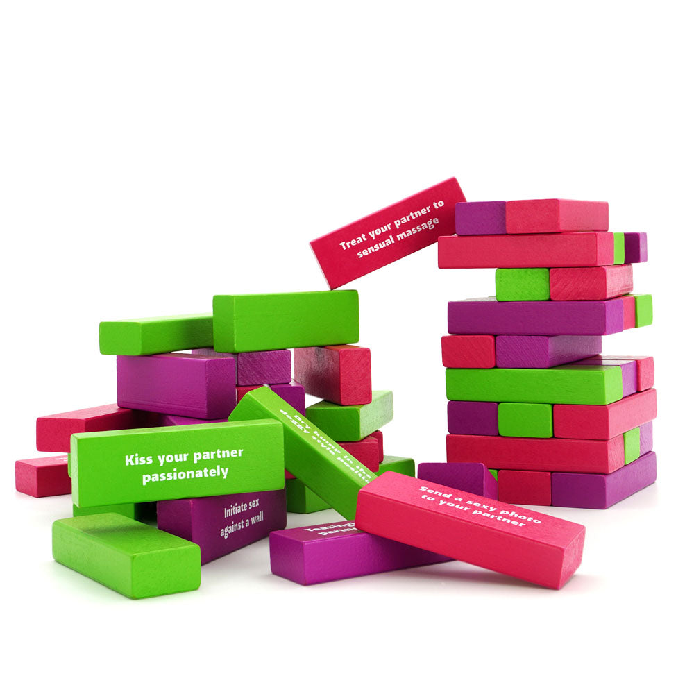 Tower of Pleasure - Couples Tumbling Tower Game