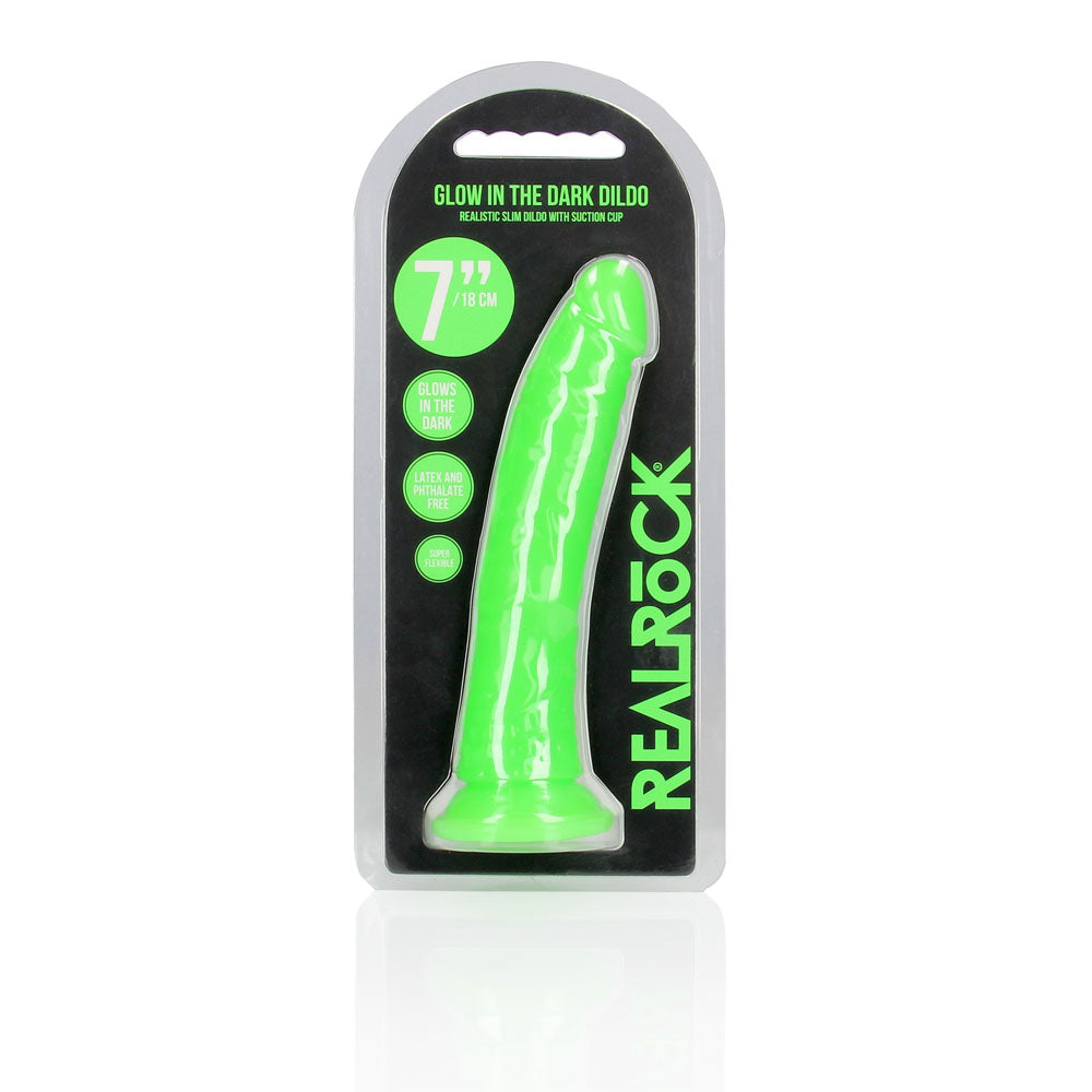 REALROCK 18 cm Slim Glow in the Dark Neon -